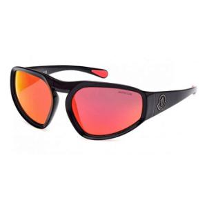 Pentagra Red Mirrored Wrap Sunglasses ML0248 01U