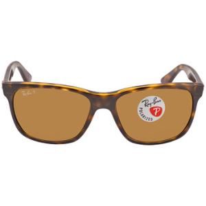 Polarized Brown Classic B15 Square Sunglasses RB4181 71083