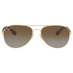 Polarized Brown Gradient Aviator Sunglasses RB3549 001T5