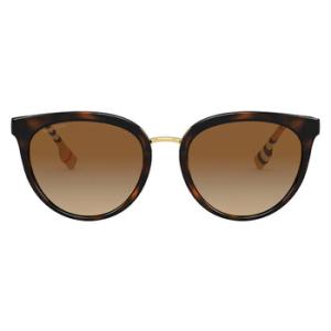 Polarized Brown Gradient Cat Eye Sunglasses BE4316 3854T5