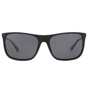 Polarized Smoke Rectangular Sunglasses TB9281 02D