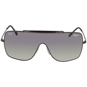 RayBan Wings II Grey Gradient Shield Sunglasses RB3697