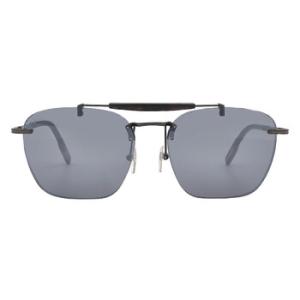 Silver Smoke Mirror Navigator Sunglasses EZ0155 09E