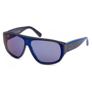 Tronn Blue Mirror Shield Sunglasses ML0260F 90X