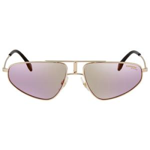 Violet Mirror Geometric Sunglasses CARRERA 1021S 0S9E13