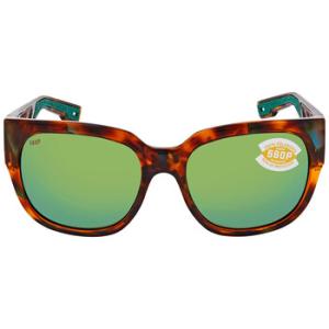 WATERWOMAN Green Mirror Polarized Polycarbonate Sunglasses WTW 250 OGMP