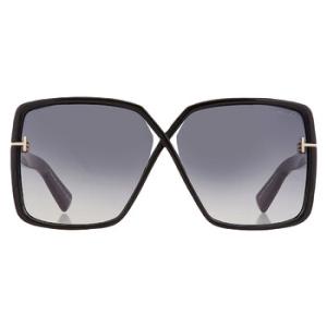 Yvonne Smoke Gradient Butterfly Sunglasses FT1117 01B