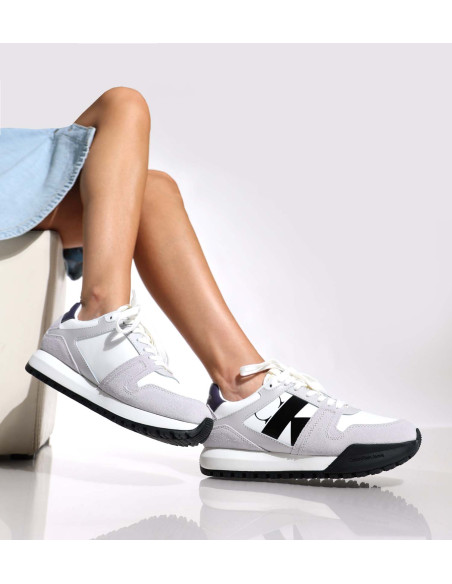 CALVIN KLEIN - TOOTHY RUN LACEUP LOW LTH MIX WN