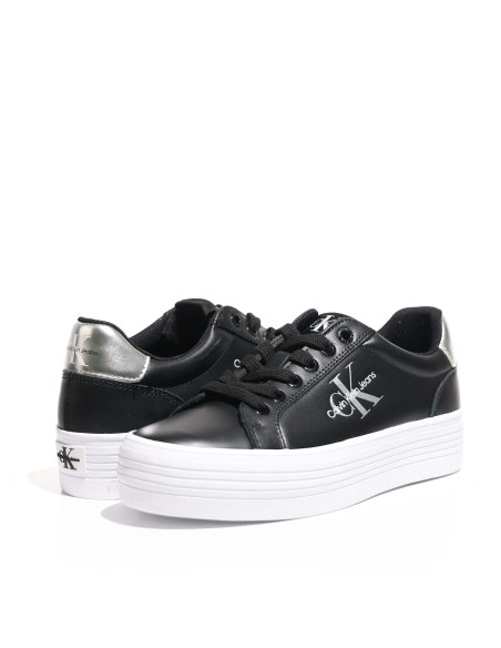 CALVIN KLEIN - VULC FLATFORM LACEUP LTH REFL WN