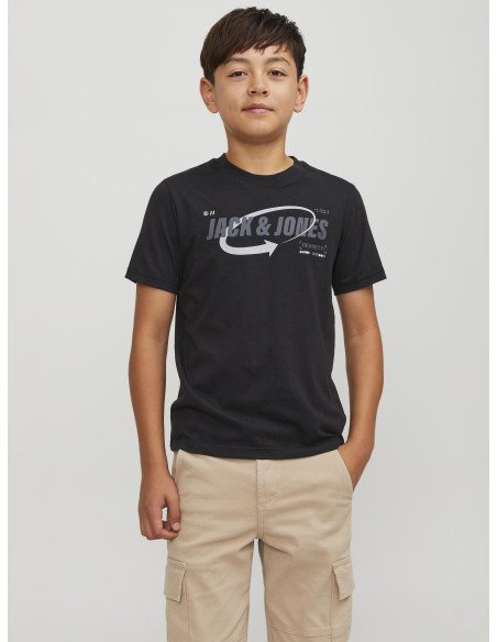 Jack & Jones - JCOBLACK TEE SS CREW NECK BF JNR