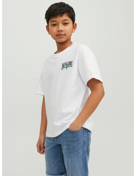 Jack & Jones - JORPALMA BACK TEE SS CREW NECK JNR