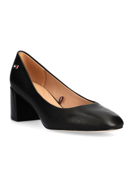 Tommy Hilfiger - TH LEATHER MID HEEL BLOCK PUMP