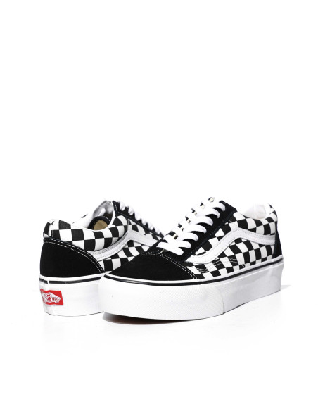 VANS - CHECKERBOARD OLD SKOOL PLATFORM SHOES