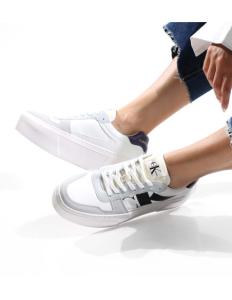 CALVIN KLEIN - CUPSOLE FLATFORM MIX LTH WN