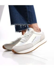 CALVIN KLEIN - RETRO RUNNER LOW LACEUP NY PEARL