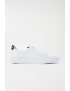 Salsa Jeans - LEATHER TRAINERS WITH ANIMAL PRINT LACES