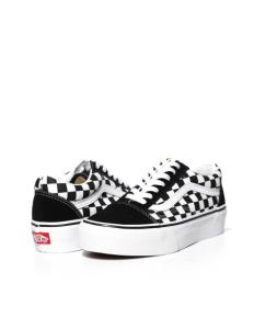 VANS - CHECKERBOARD OLD SKOOL PLATFORM SHOES