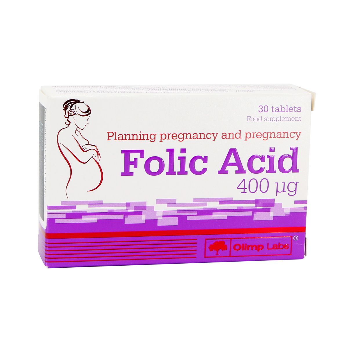 Folic Acid - ოლიმპი ფოლის მჟავა 400მკგ 30 ტაბლეტი