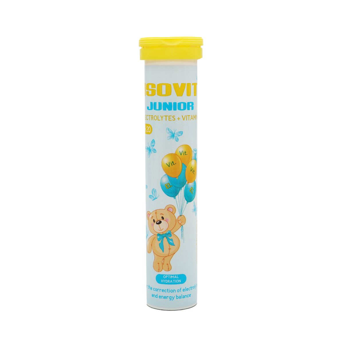 Isovit Junior - იზოვიტი ჯუნიორი 20 შუშხუნა ტაბლეტი