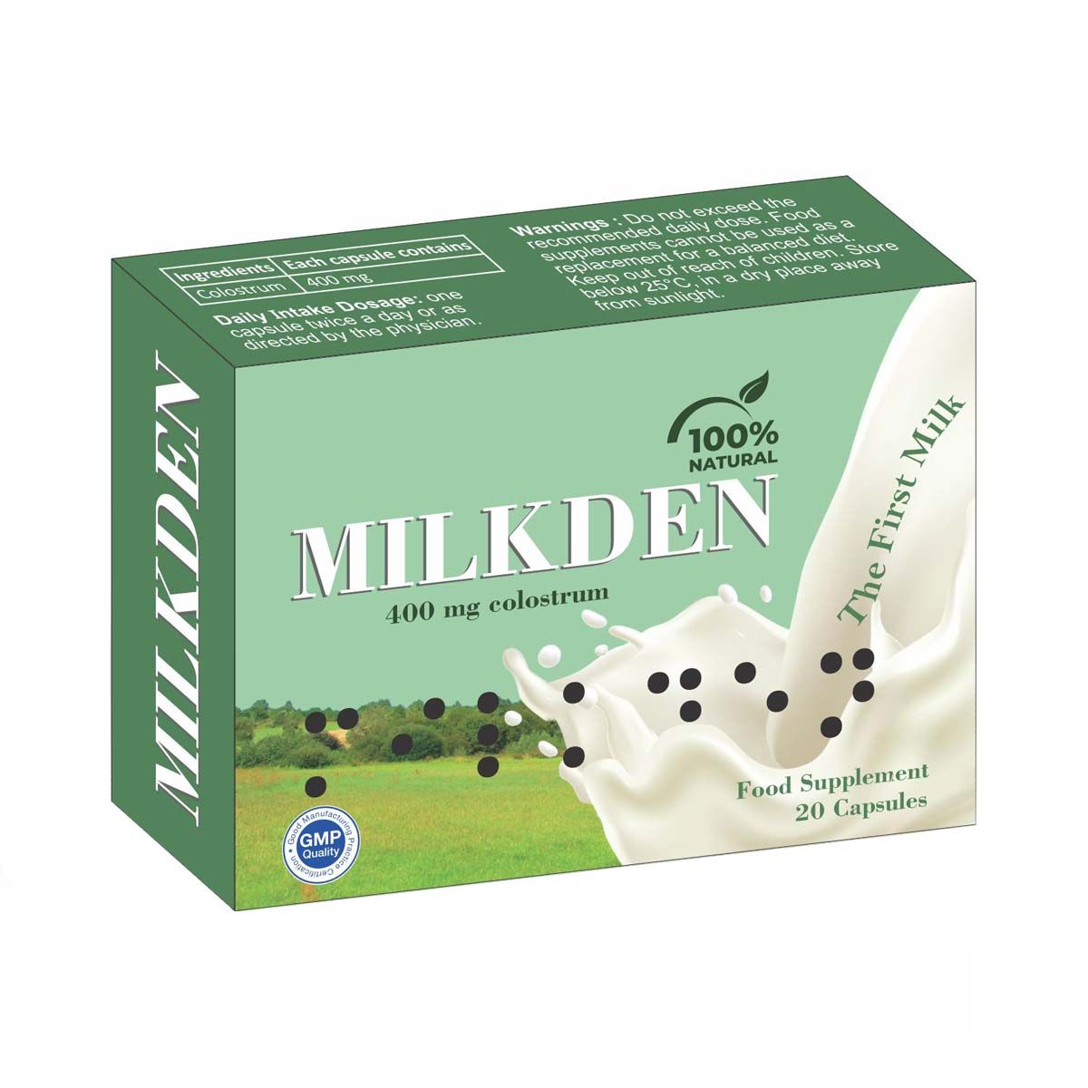 Milkden - მილკდენი 400მგ 20 კაფსულა