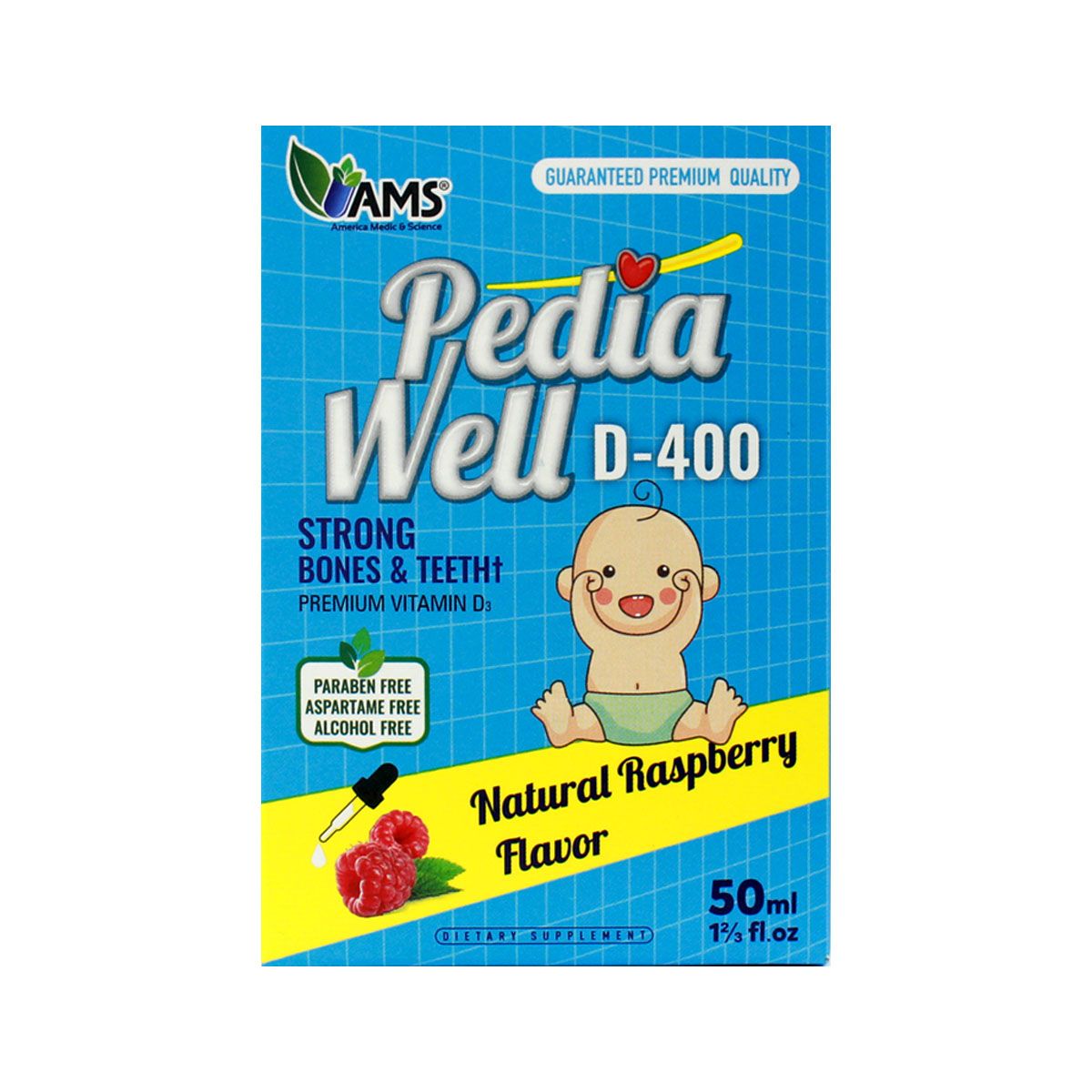 Pedia Well - პედია ველი D-400 წვეთები 50მლ