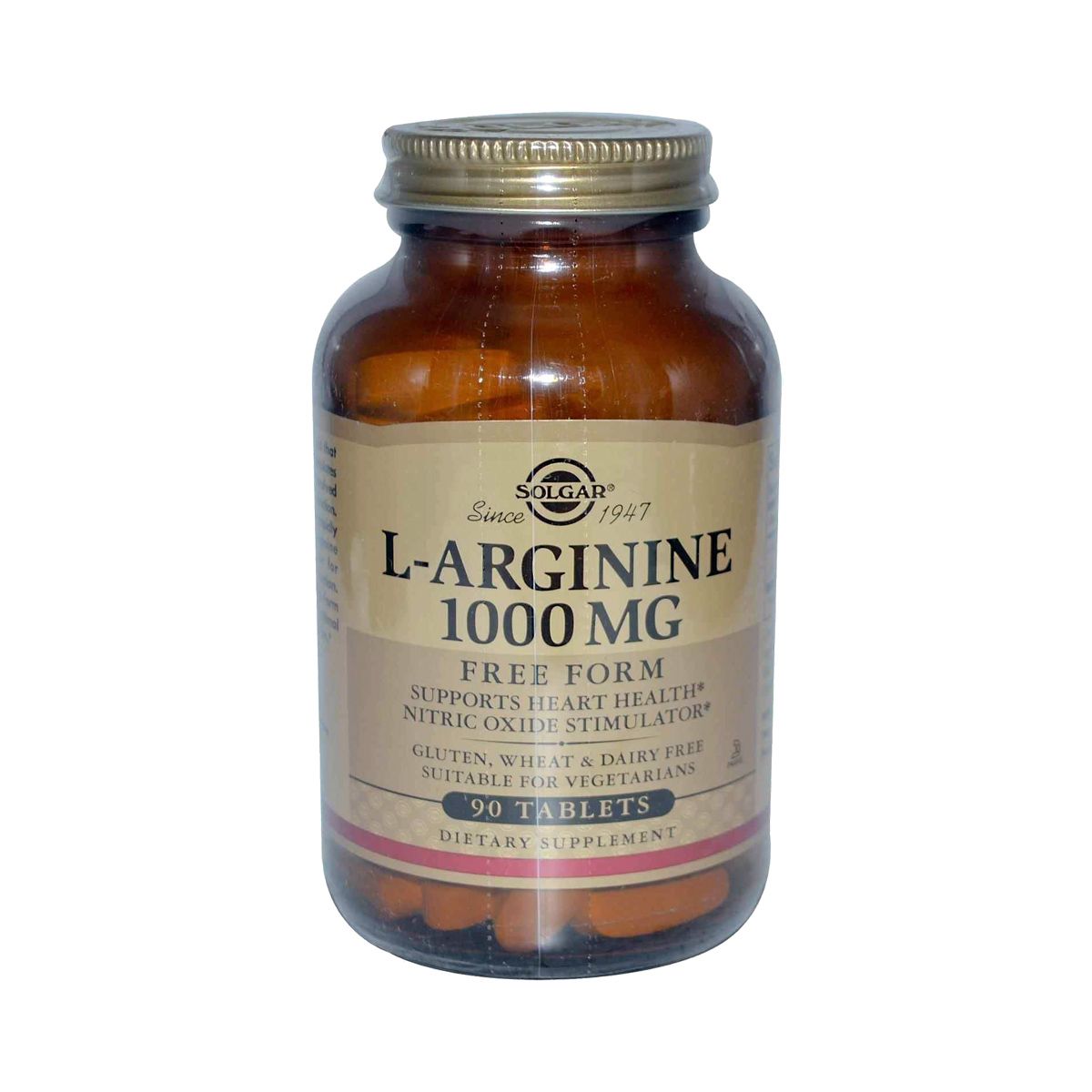 Solgar - სოლგარი L-არგინინი 1000მგ 90 ტაბლეტი