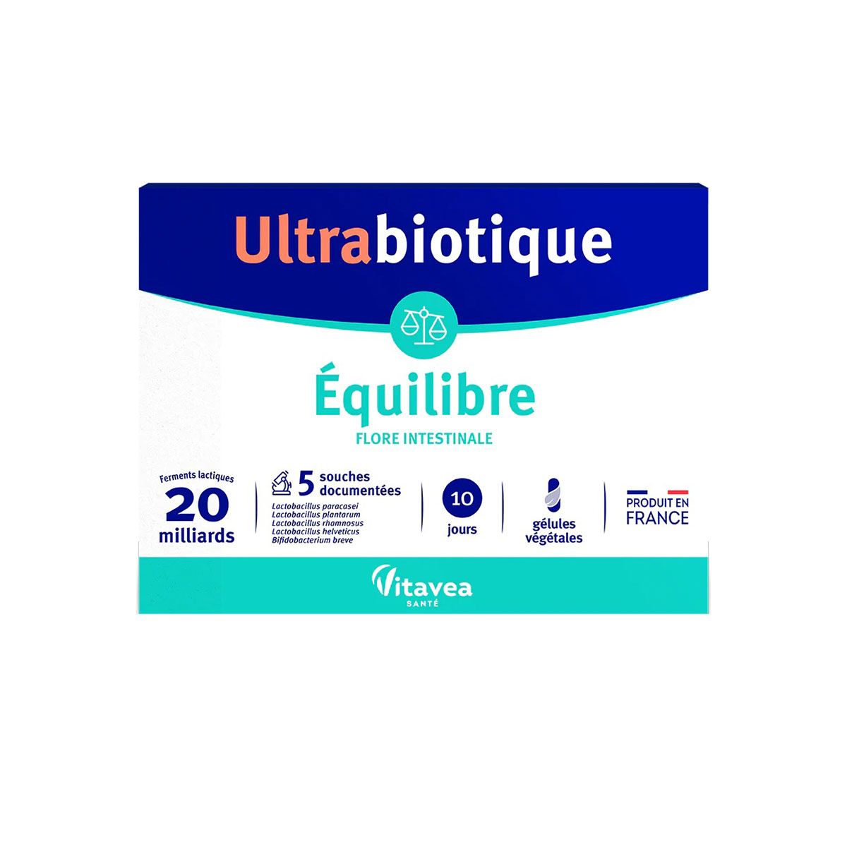 Ultrabiotique - ულტრაბიოტიკი Equilibre 10 კაფსულა