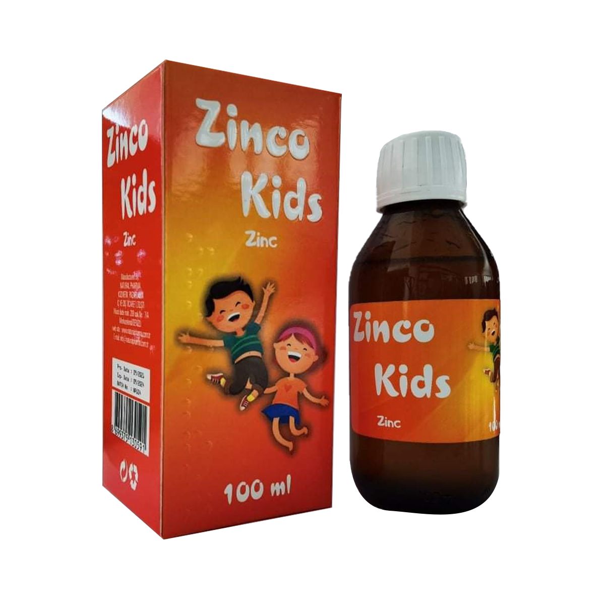 Zinco Kids - ცინკო კიდსი სიროფი 100მლ