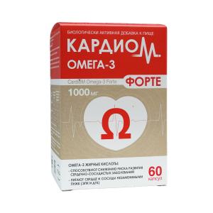 Cardio Omega-3 - კარდიო ომეგა-3 1000 60 კაფსულა