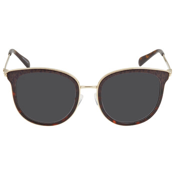 Adrianna Dark Gray Solid Cat Eye Sunglasses MK1099B 390387