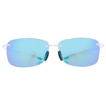 Akau Blue Hawaii Rectangular Sunglasses B44205CM