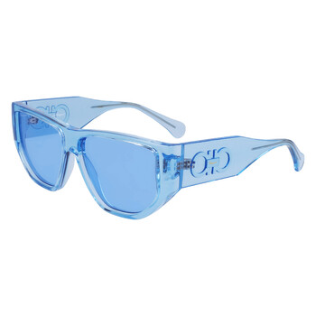 Azure Geometric Sunglasses SF1077S 432