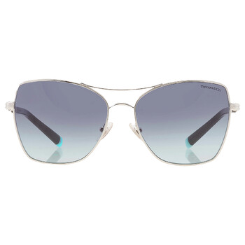 Azure Gradient Blue Square Sunglasses TF3084 60019S