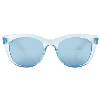 BOUNDLESS Gray Light Blue Spectra Mirror Cat Eye Sunglasses