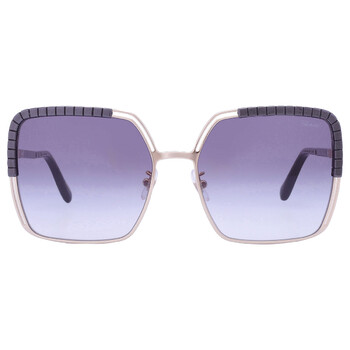 Blue Gradient Square Sunglasses SCHC78 0300