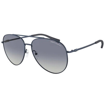 Blue Grey Gradient Pilot Sunglasses AX2043S 61054L