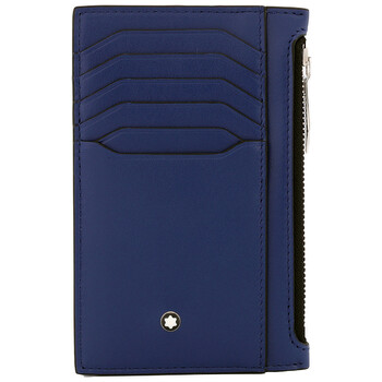 Blue Leather Meisterstuck Pocket Holder 8CC