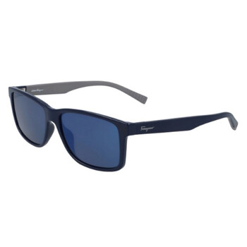 Blue Rectangular Sunglasses SF938S 435