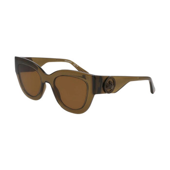 Brown Cat Eye Sunglasses LO744S 319