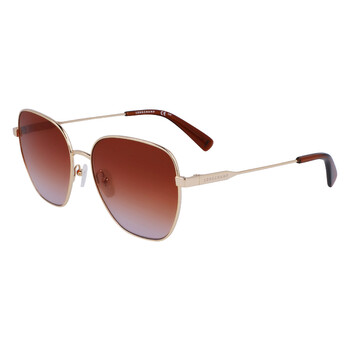 Brown Gradient Butterfly Sunglasses LO168S 707