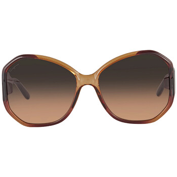 Brown Gradient Butterfly Sunglasses SF942S 212