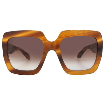 Brown Gradient Butterfly Sunglasses SHN636 091Z