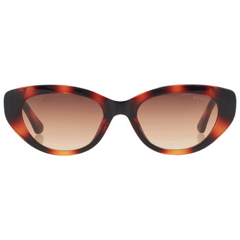 Brown Gradient Cat Eye Sunglasses GU7849 53F