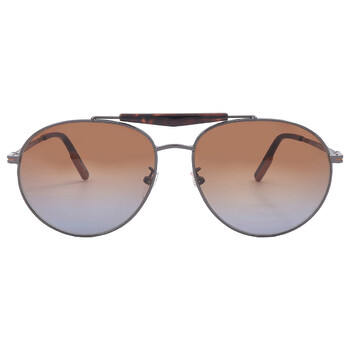 Brown Gradient Pilot Sunglasses EZ0154F 12F