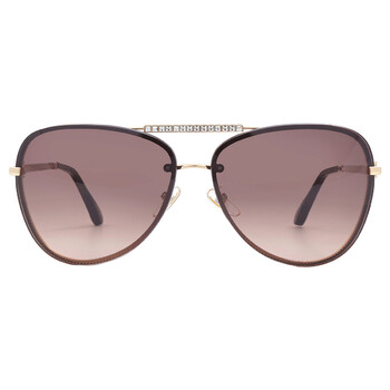 Brown Gradient Pilot Sunglasses SCHF10S 300Y