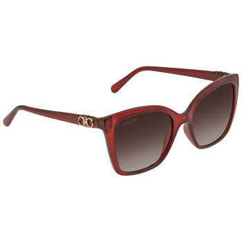 Brown Gradient Square Sunglasses SF1026S 655