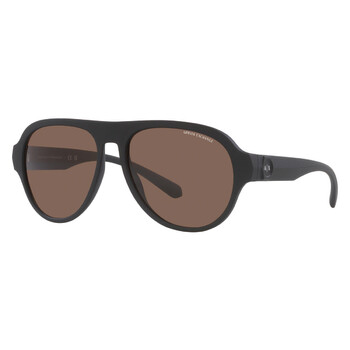 Brown Pilot Sunglasses AX4126SU 807873