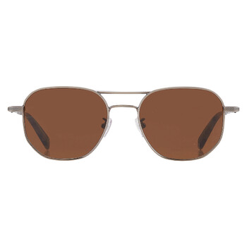 Brown Pilot Sunglasses EZ0093D 08J