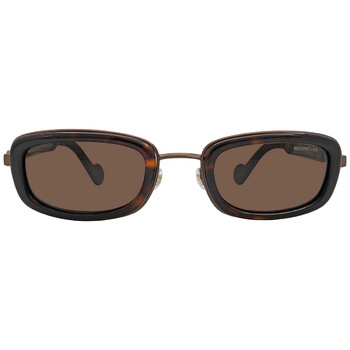 Brown Rectangular Sunglasses ML0127 52E