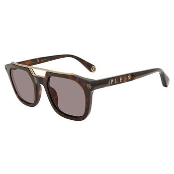Brown Square Sunglasses SPP001M 0722